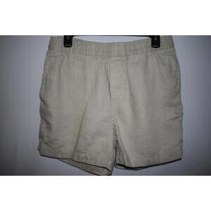 H&M Shorts Men's Size Medium Beige Regular Fit Cotton Blend Drawstring Casual